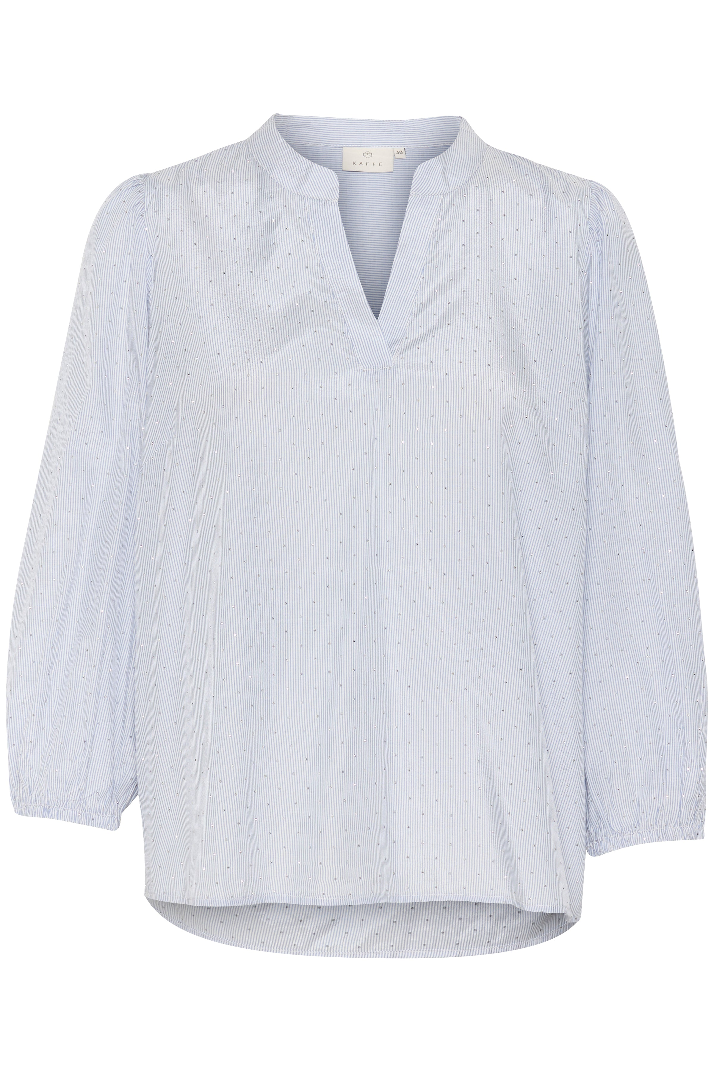 MILIENA Blouse ~ Blue White Stripe
