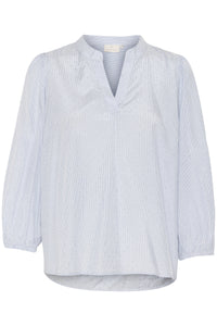 MILIENA Blouse ~ Blue White Stripe
