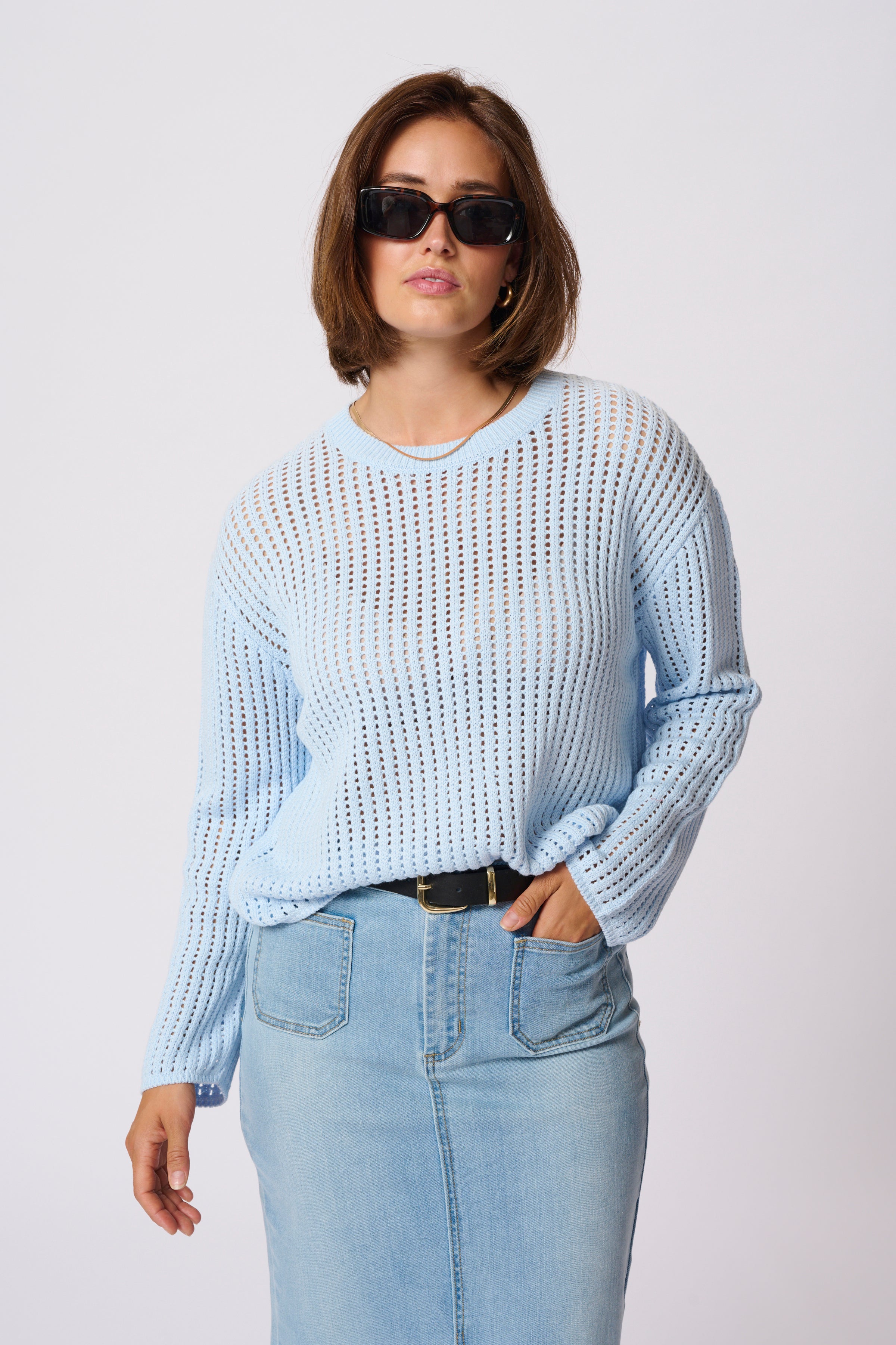 SOLAR Pullover ~ Chalk, Feather  Grey, Nantucket Breeze, Midnight