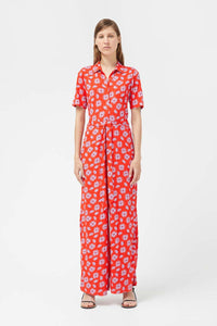 MIA Jumpsuit ~ Red Print