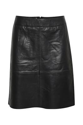 BERTA Leather Skirt