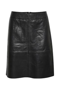 BERTA Leather Skirt