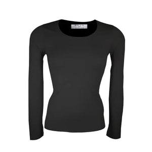 PAULA Long Sleeve Top ~ Black
