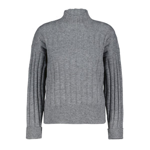 Sweet Rib Turtle Neck in Camel, Grey, Off White