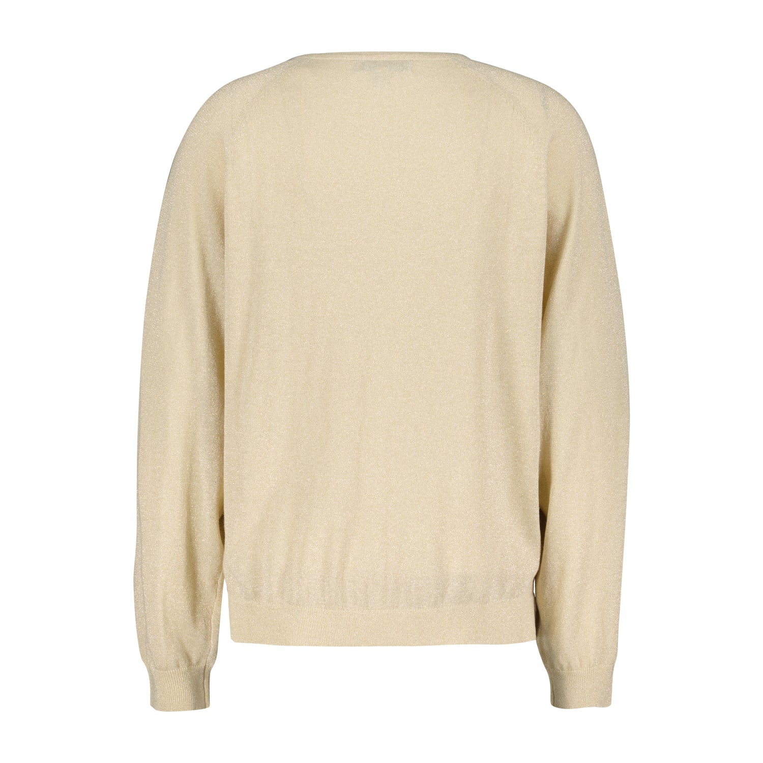 FAY Fine Knit Lurex Jumper ~ Champagne or Silver