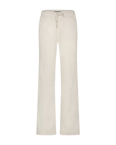 COLETTE Cotton Linen Trousers ~ Summer sage, Pearl