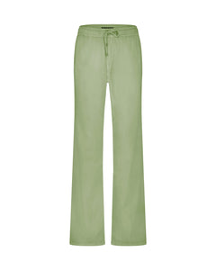 COLETTE Cotton Linen Trousers ~ Summer sage, Pearl