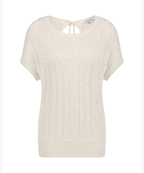 JERRY Lurex Top  ~ Pearl