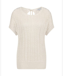 JERRY Lurex Top  ~ Pearl