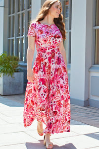 JONI Maxi Dress Coral Crush