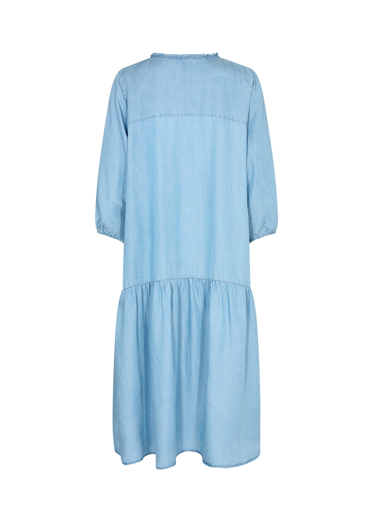 LIV Dress in Light Denim Blue