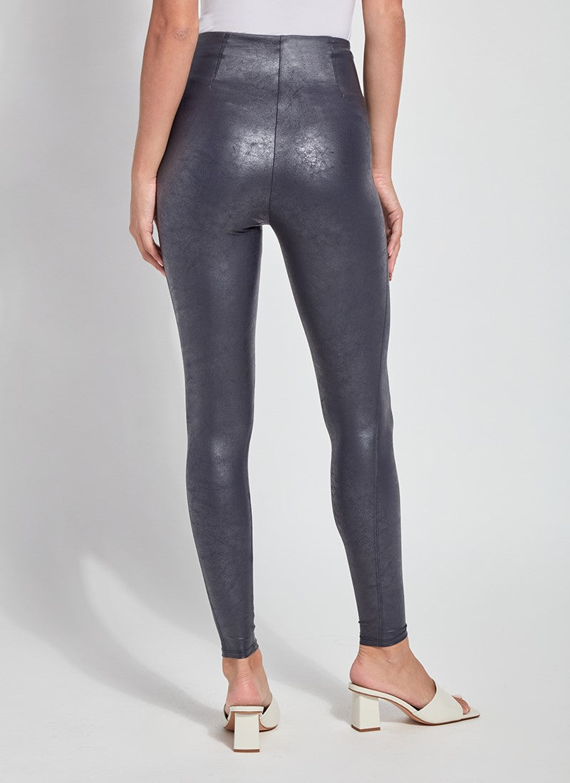 Matilda Faux Leather Leggings True Navy